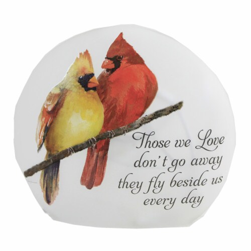 Stony Creek Angel Cardinal Sm Lit Orb Bereavement Sympathy Loss Cbc2261 Love Perspective: front