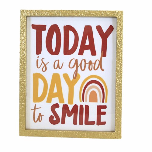 Home Decor Inspirational Wall Plaque Plastic Positive Attitude Cb176071 Today Perspective: front