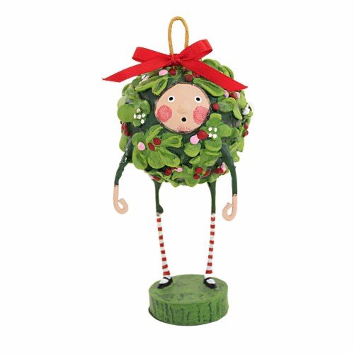 Lori Mitchell Christmas Kisses Polyresin Holly Ball Berries 14469, 1 Fred Meyer