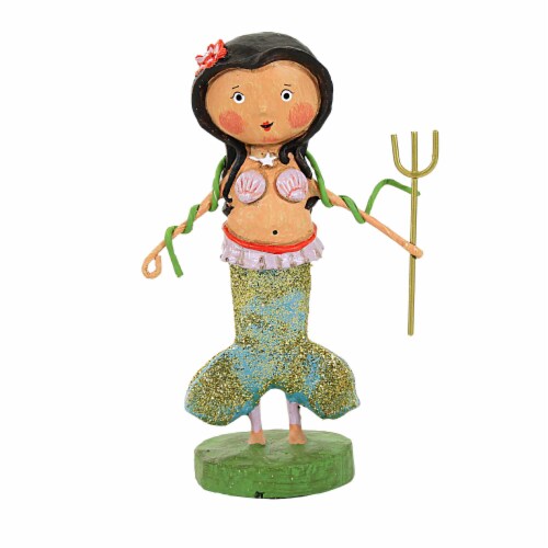 Lori Mitchell Marina Mermaid Polyresin Ocean Sea Shells Fins 34038 Perspective: front