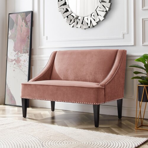 Blush discount upholstered bench