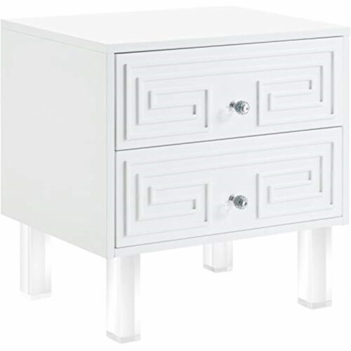 Lucite nightstand deals