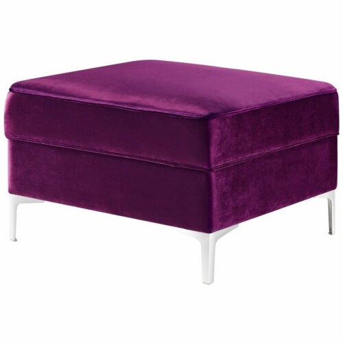 Large clearance purple ottoman