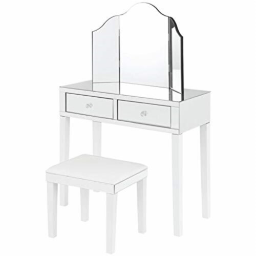 Pretty & posh vanity with 2025 stool