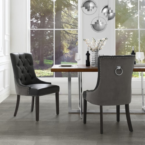 Dining chair with pull handle best sale