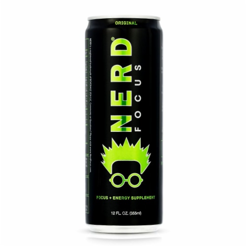 Nerd® Focus Orginal Energy Drink Perspective: front