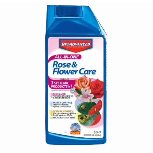 Bioadvanced® All-In-One Rose & Flower Care Concentrate Perspective: front