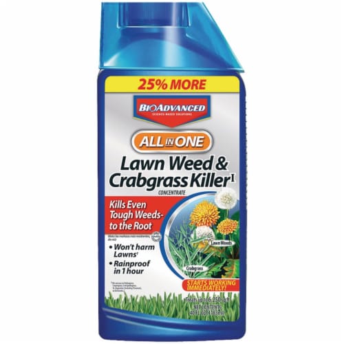 Bioadvanced® AllInOne Lawn Weed & Crabgrass Killer Concentrate, 40 fl