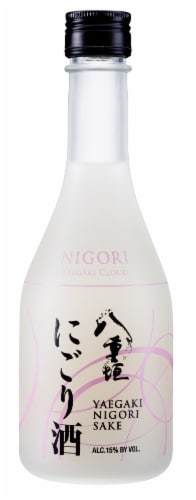 Yaegaki Nigori Sake Perspective: front