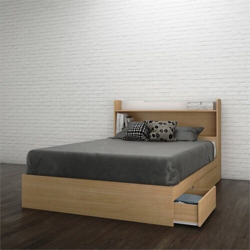 Nexera 3 drawer shop size storage bed