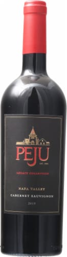 Peju Napa Valley Cabernet Savingnon Wine Perspective: front