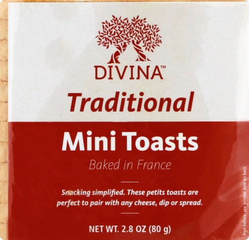 Divina™ Traditional Mini Toasts 2.8 oz Perspective: front