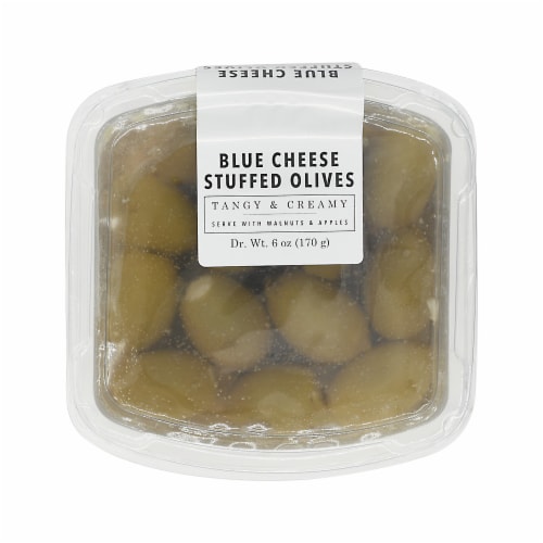 Murray's® Tangy & Creamy Blue Cheese Stuffed Olives Perspective: front