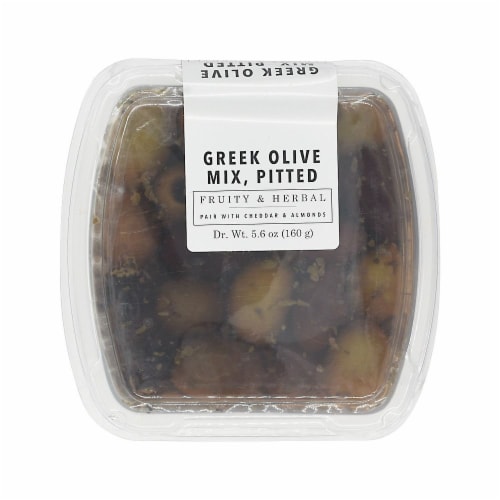 Murray's® Fruity & Herbal Greek Olive Mix Pitted Perspective: front