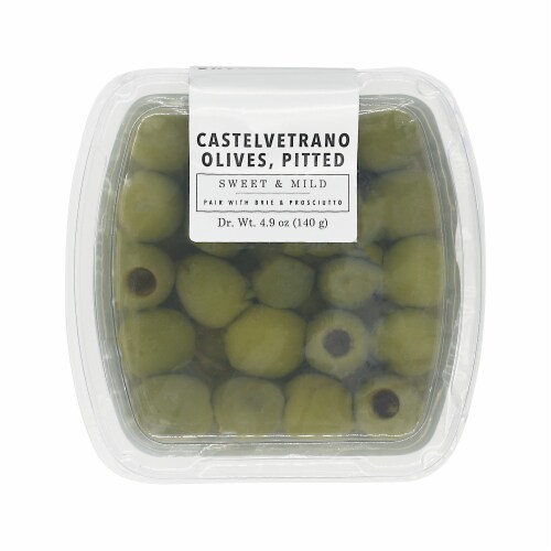 Murray's® Sweet & Mild Castelvetrano Olives Pitted Perspective: front