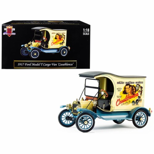 Motorcity Classics 88150 1917 Ford Model T Cargo Van Casablanca 1942 Movie 1 18 Diecast Model 1 QFC
