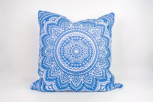 Mandala Indigo Chakra Hand Made Meditation Cushion Floor Pillow 28 x28 28 x28 Pick n Save