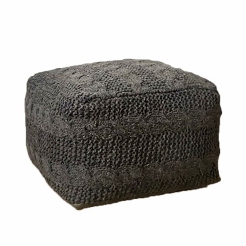 Knitted shop foot rest
