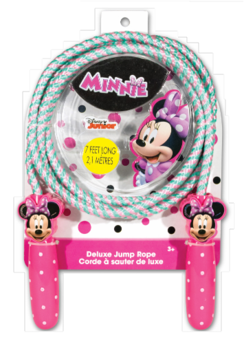 What Kids Want Minnie Mouse Shaped Handle Jump Rope Perspective: front