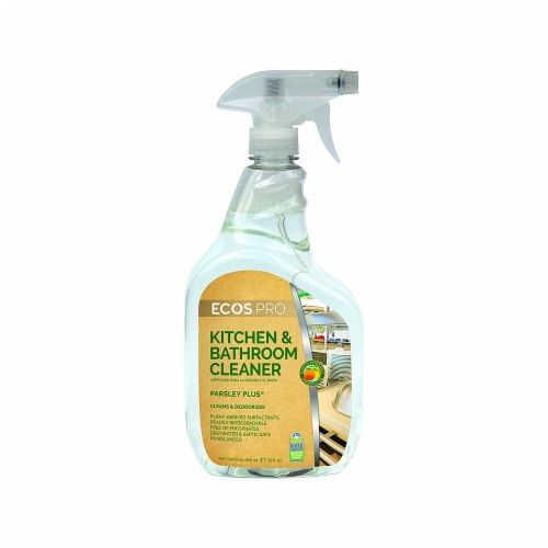 ECOS PRO Parsley Plus Kitchen / Bath Cleaner / 32 oz. spray bottle / 6-ct. case Perspective: front