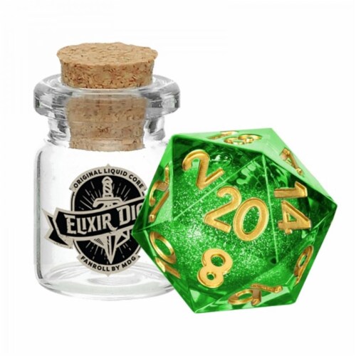MDG Individual D20 Elixir Liquid Core Dice, Aegis of Hope MDG Individual D20 Elixir Liquid Core Dice, Aegis of Hope