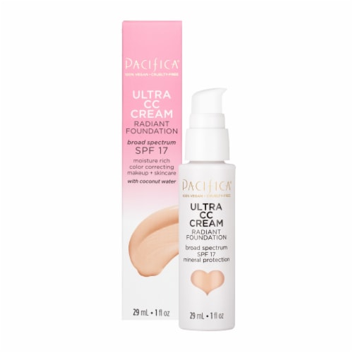 Pacifica® Ultra CC Cream Radiant Foundation Warm/Light, 1 fl