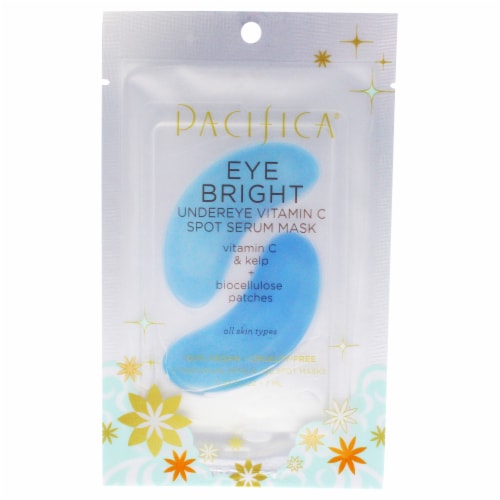 Eye Bright Undereye Vitamin C Spot Serum Mask by Pacifica for Unisex - 0.23 oz Mask Perspective: front