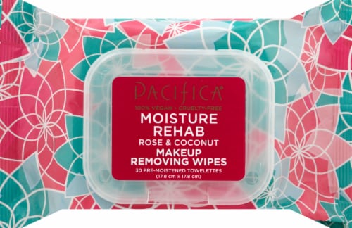Pacifica Moisture Rehab Makeup Removing Wipes Perspective: front