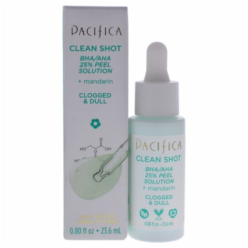 Pacifica Clean Shot BHAAHA 25 Percent Peel Solution Treatment 0.8 oz Perspective: front