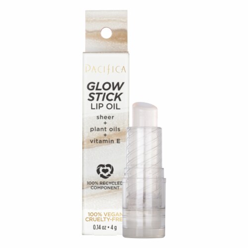 Pacifica Glow Stick Clear Sheer Lip Oil Perspective: front
