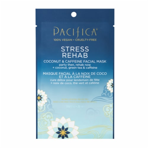 Pacifica® Stress Rehab Coconut & Caffeine Facial Mask Perspective: front