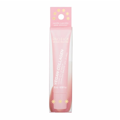 Pacifica® Vegan Collagen Vanilla Cupcake Complex Lip Balm Perspective: front