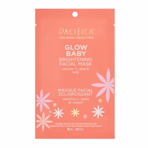 Pacifica Glow Baby Brightening Facial Mask Perspective: front