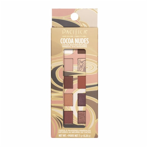 Pacifica® Cocoa Nudes Eyeshadow Palette Perspective: front