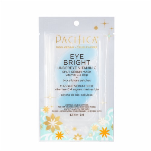 Pacifica® Eye Bright Undereye Vitamin C Spot Serum Mask Perspective: front