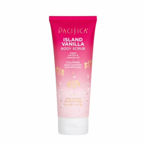 Pacifica Island Vanilla Body Scrub Perspective: front