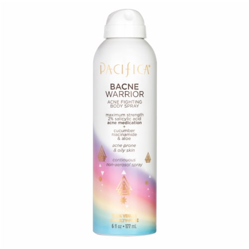 Pacifica® Bacne Warrior Acne Fighting Body Spray Perspective: front
