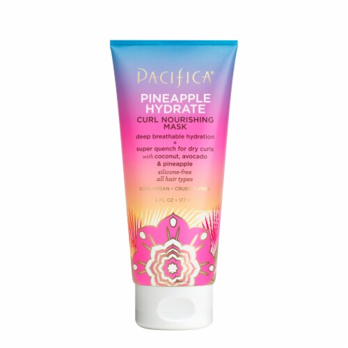 Pacifica® Pineapple Hydrate Curl Nourishing Mask Perspective: front