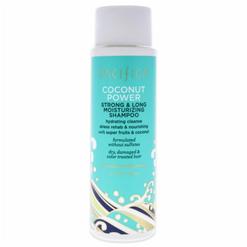 Pacifica Strong and Long Moisturizing Shampoo  Coconut Power 12 oz Perspective: front