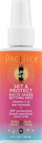 Pacifica Set & Protect Matte Sheer Setting Mist SPF 45 Perspective: front