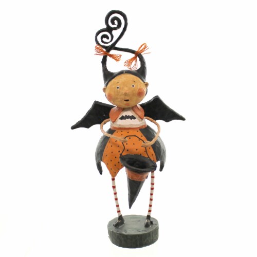 Lori Mitchell Esperilla Polyresin Bat Wings Trick Treat 10292 Perspective: front