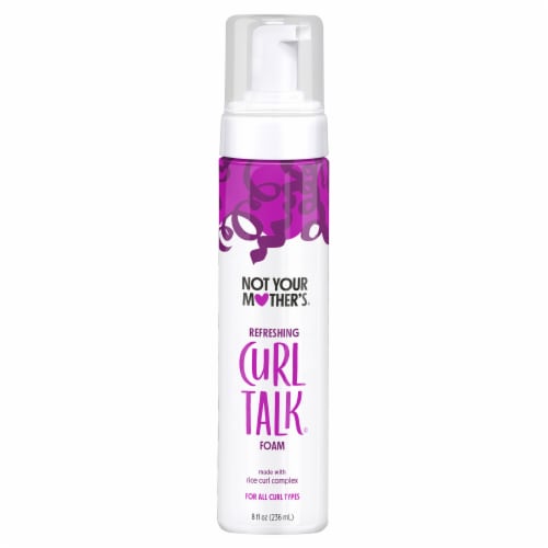 Not Your Mother's Curl Talk Refreshing Curl Foam Perspective: front