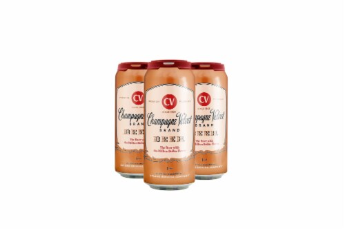Upland Champagne Velvet Pilsner Beer Perspective: front