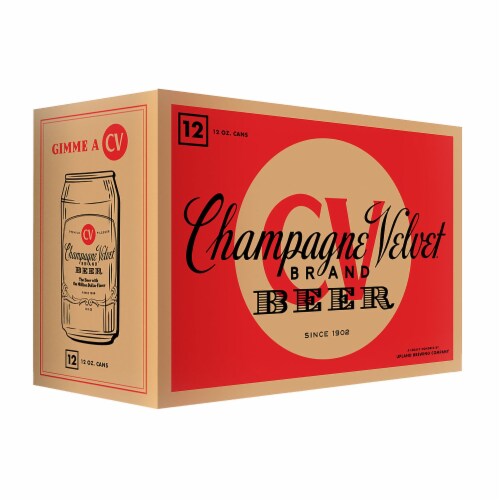 Upland Champagne Velvet Pilsner Beer Perspective: front