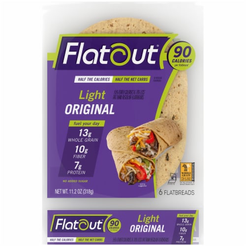 Flatout® Light Original Flatbread 6 Count Perspective: front