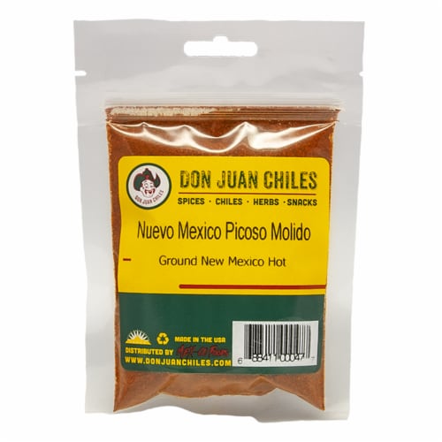 Don Juan Ground New Mexico Hot Chile Powder Perspective: front