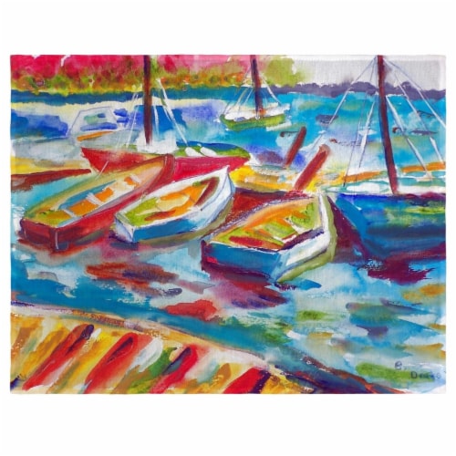 Betsy Drake PM423 Betsys Marina II Place Mat - Set of 4 Perspective: front