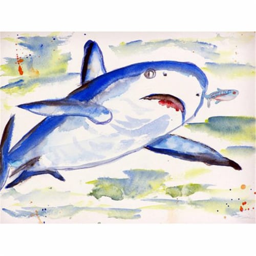 Betsy Drake PM213 Shark Place Mat - Set of 4 Perspective: front