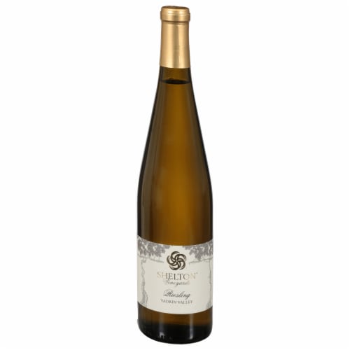 Shelton® Vineyards Riesling Wine Perspective: front