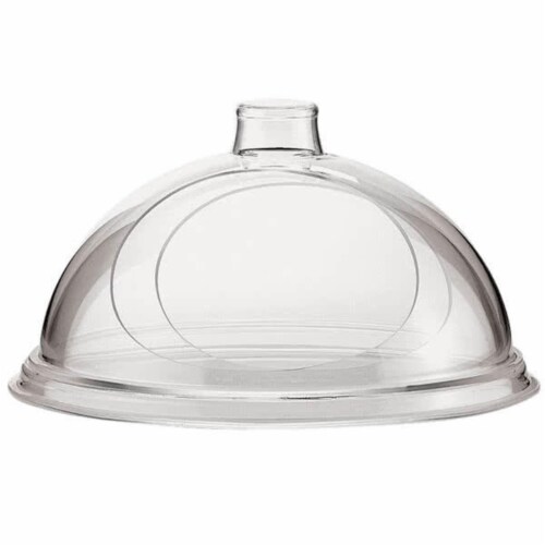 Cal Mil 301-18 18 in. Gourmet Turn N Serve Cover - Clear Perspective: front